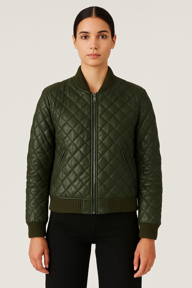 ?? Alexander Wang Quilted Sheepskin Bomber Jacket – Size S