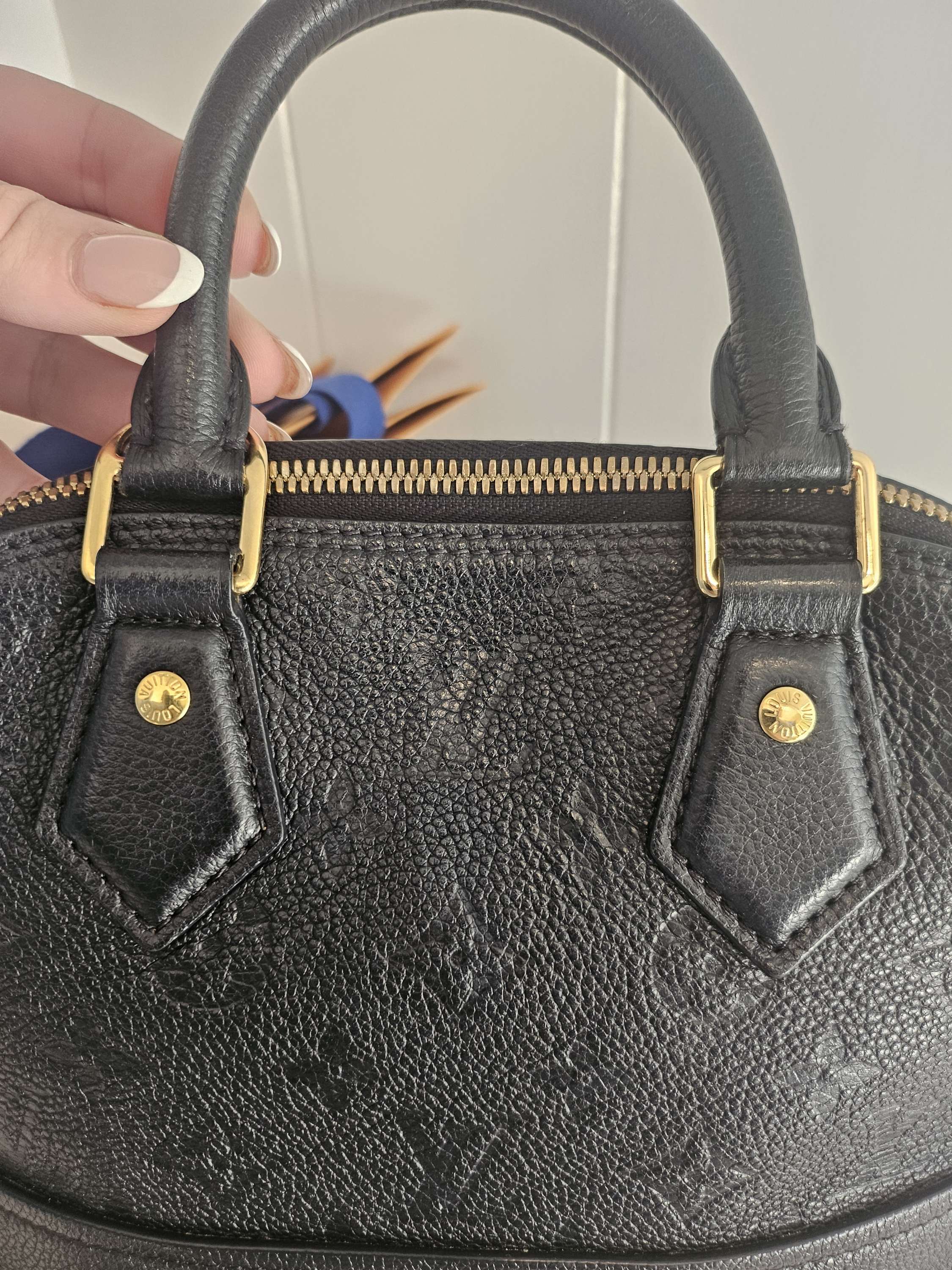 Louis Vuitton Black Monogram Empreinte Neo Alma BB image 1