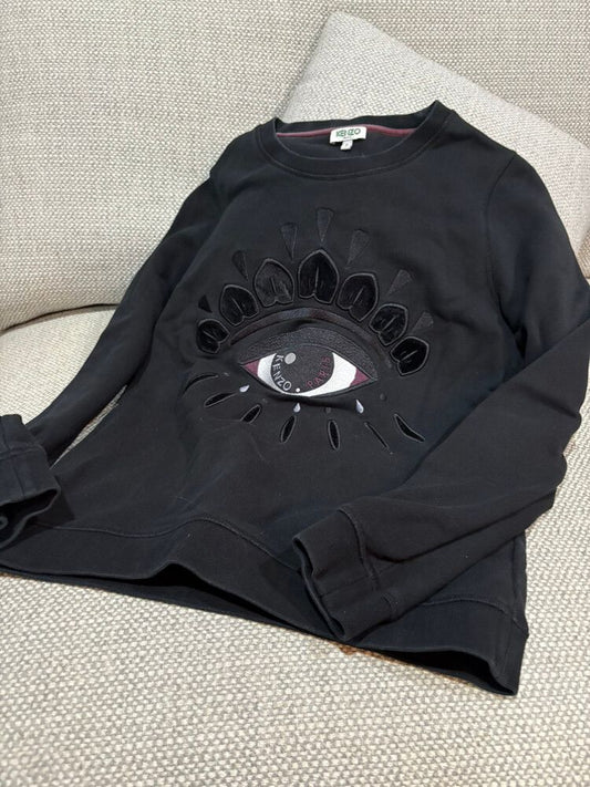 KENZO Paris ‘Eye’ Embroidered Sweatshirt – Size S