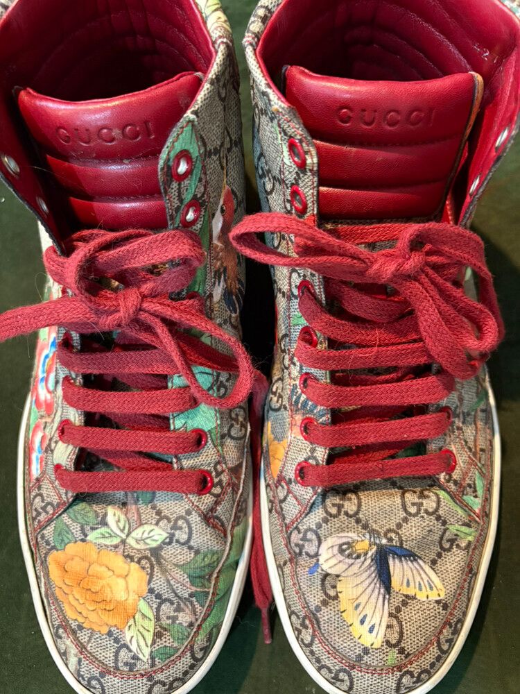 ?? Authentic Gucci Tian GG Supreme High-Tops – EU 39.5