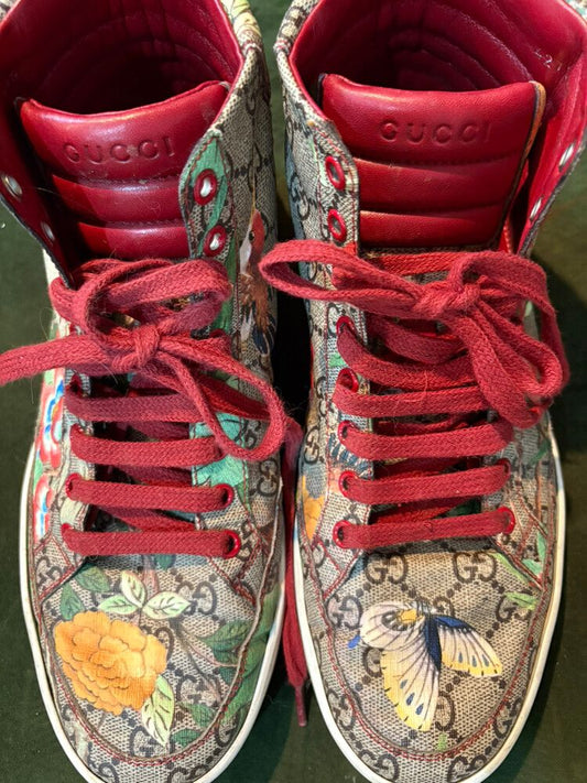?? Authentic Gucci Tian GG Supreme High-Tops – EU 39.5