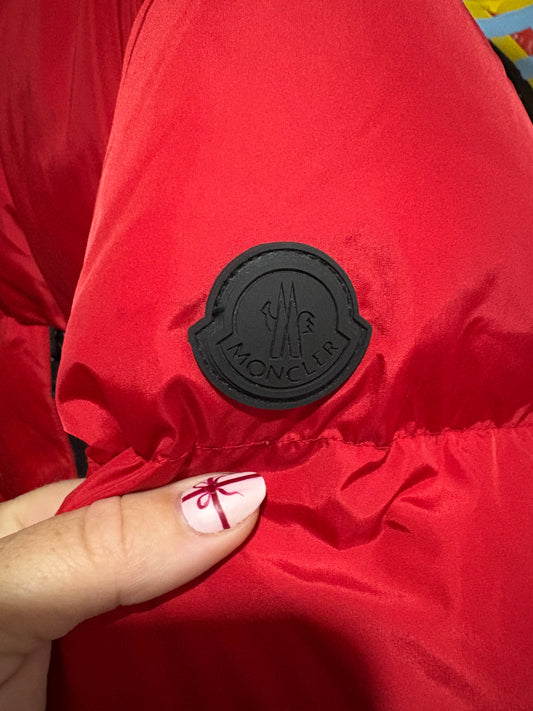 Moncler Red Puffer Jacket – Authentic – Excellent Condition