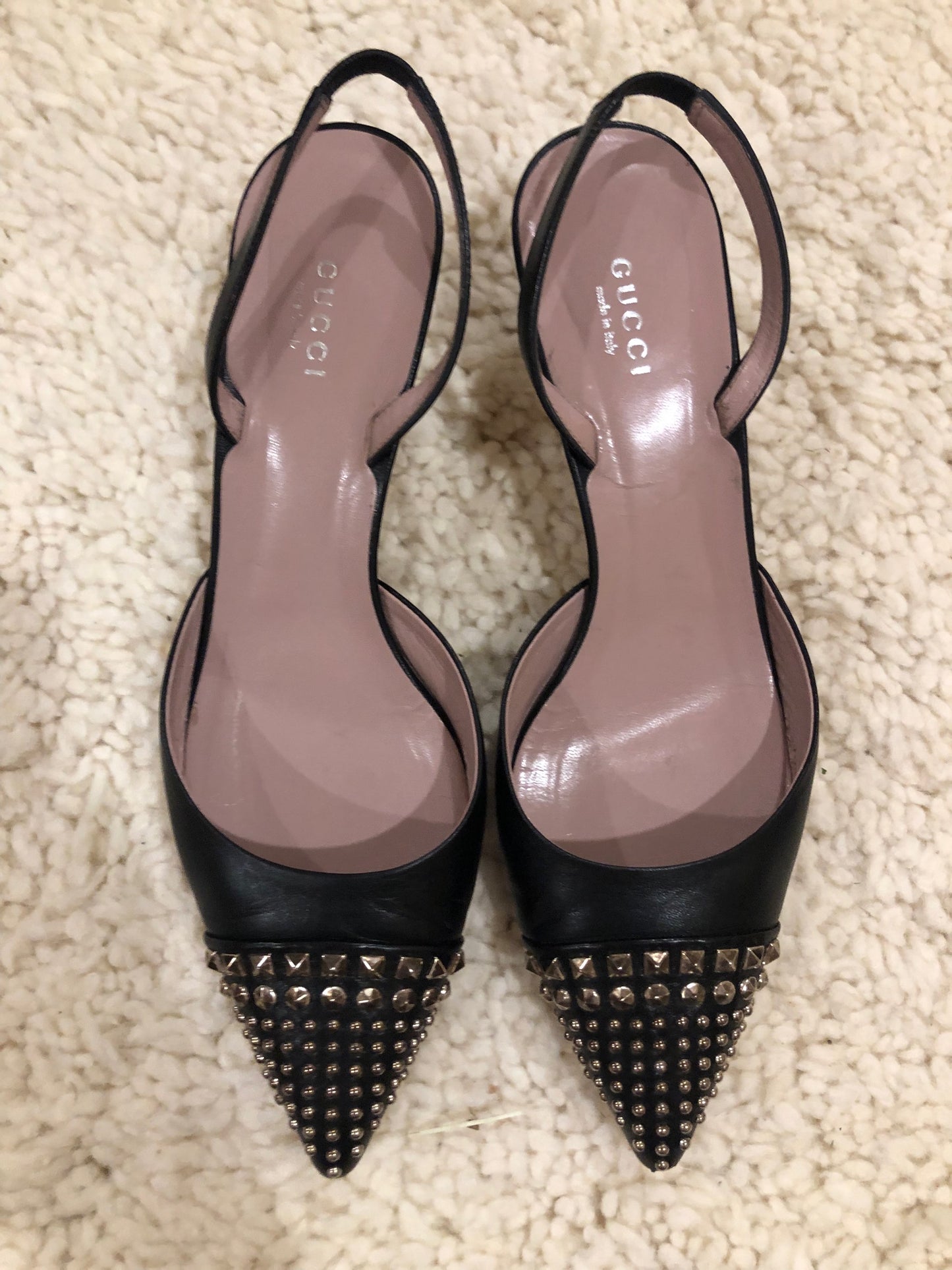 Gucci studed kitten heels  image 0