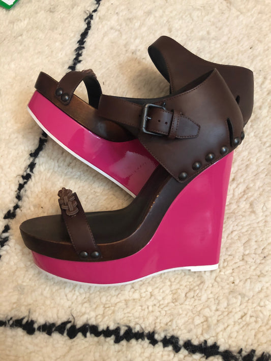 Bottega vaneta wooden sole heels like new  image 0