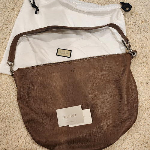 Gucci chestnut oversized shoulder bag | My Designer Cupboard