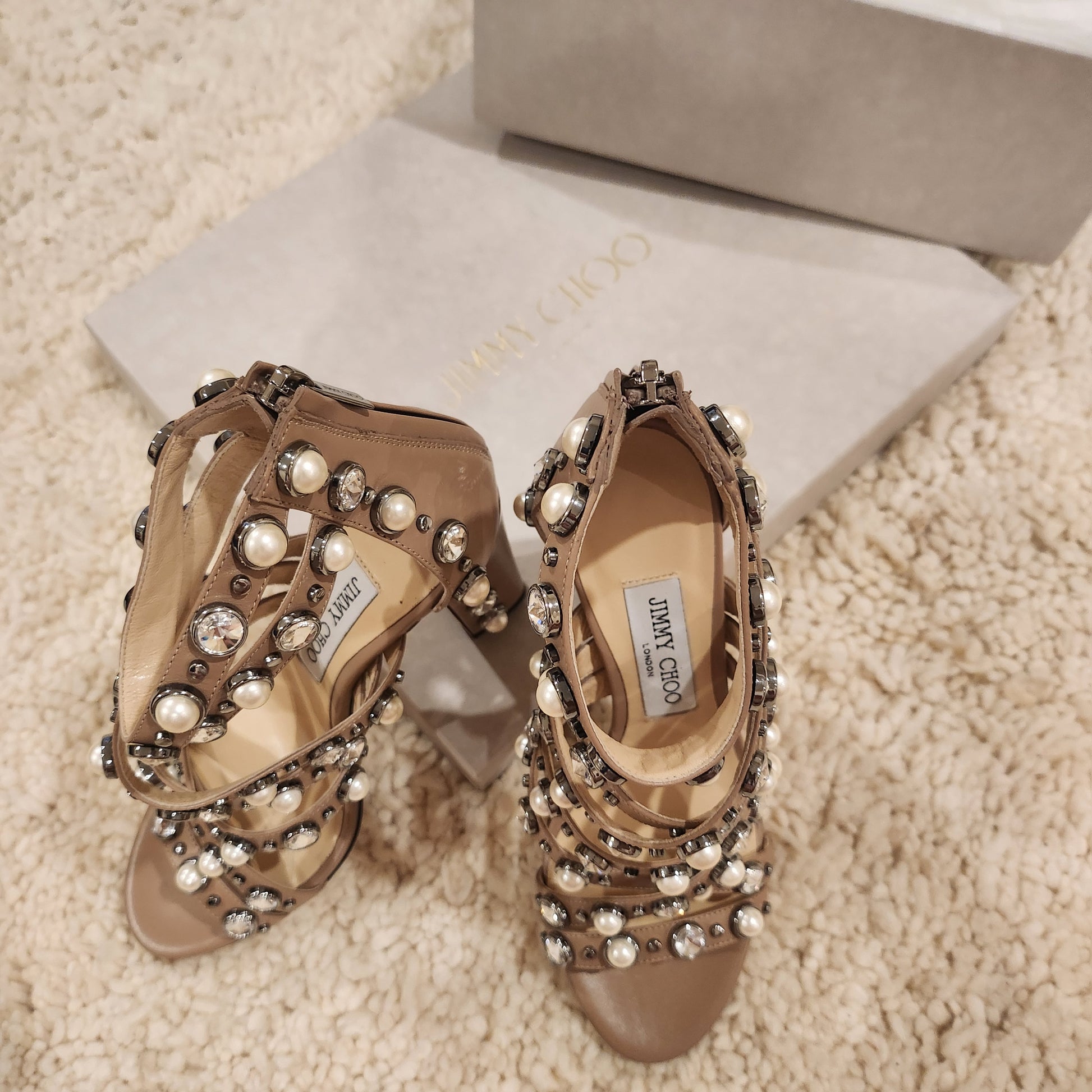 Jimmy Choo Faux pearl Heels  image 0