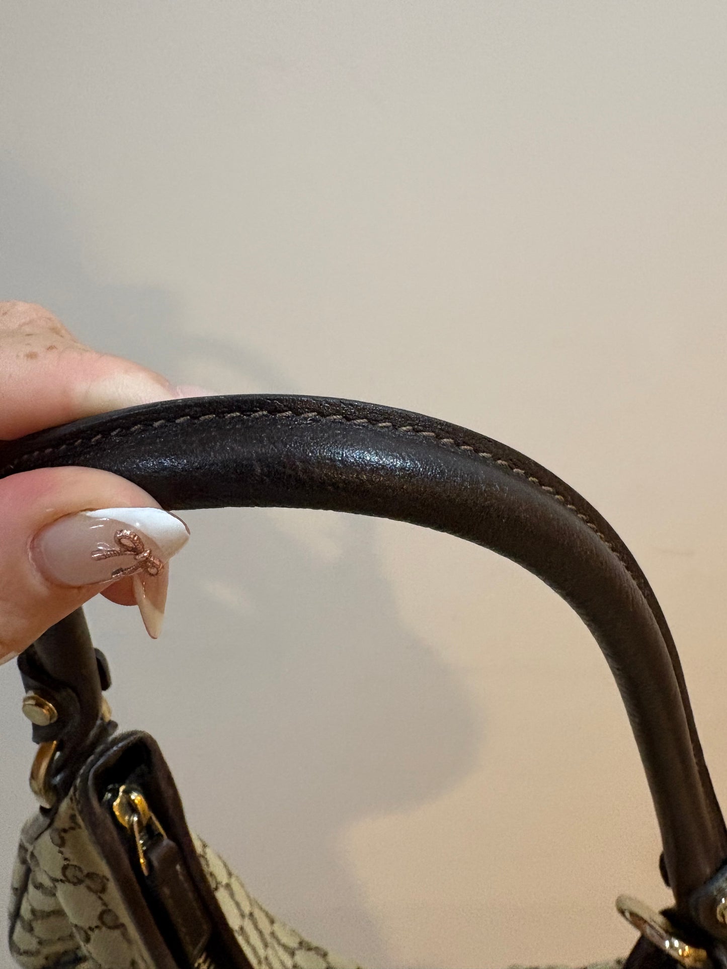 D-ring Gucci Monogram bag