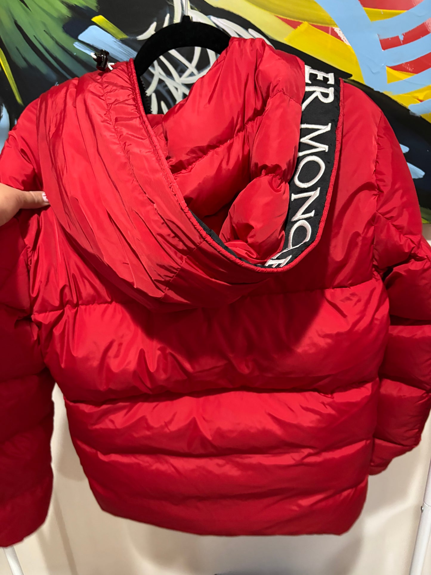 Moncler Red Puffer Jacket – Authentic – Excellent Condition