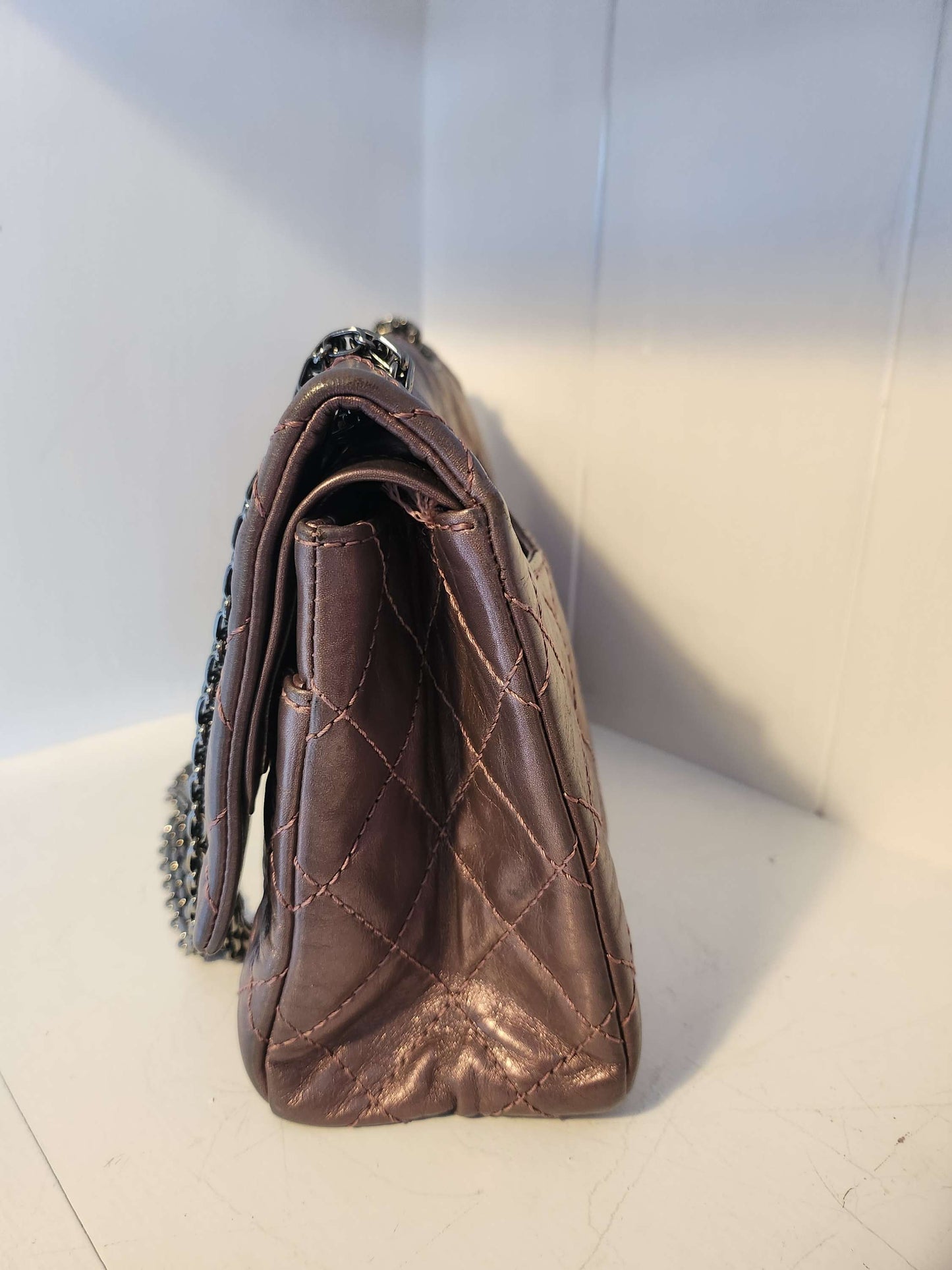 Chanel 2.55 Reissue Aged Matellic  image 9