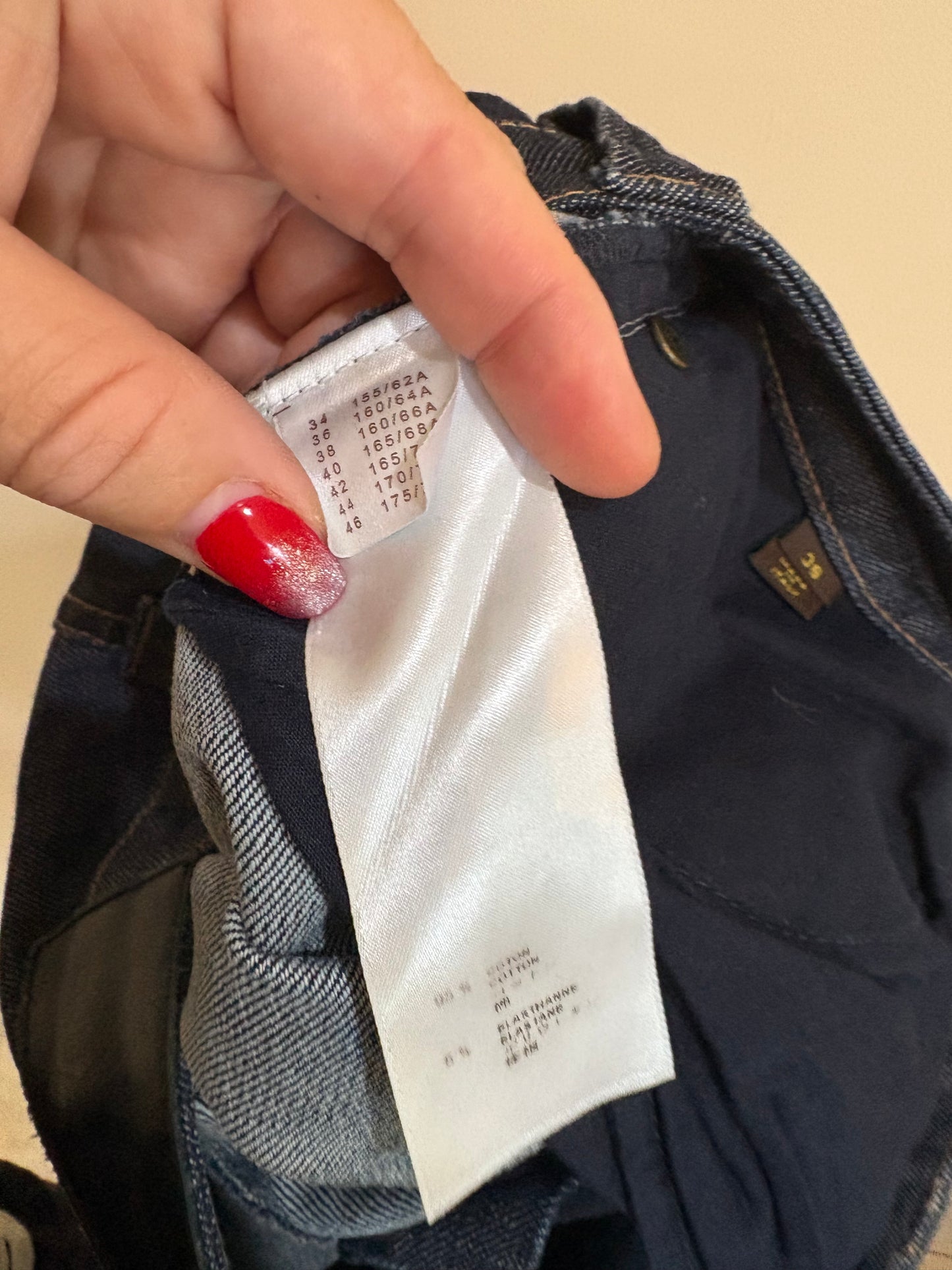 LOUIS VUITTON slim-fit denim jeans in deep indigo