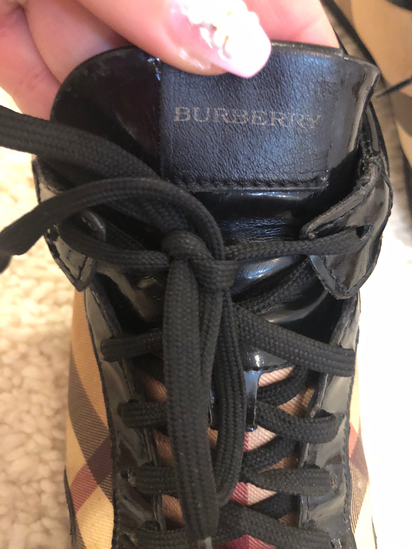 Burberry high and low tops  image 3