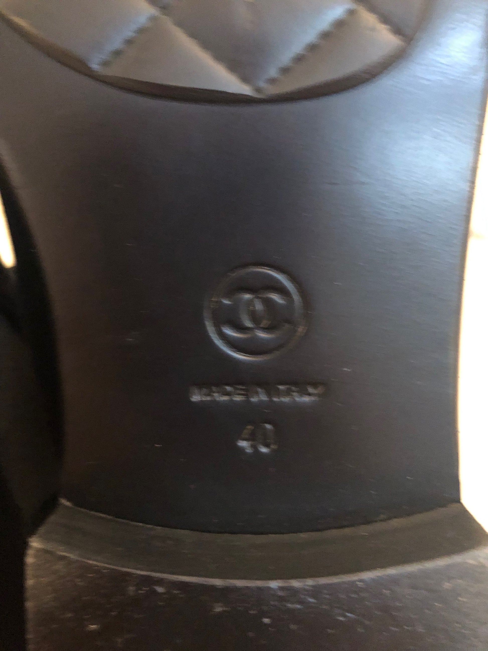 Chanel velvet riding boots  image 6