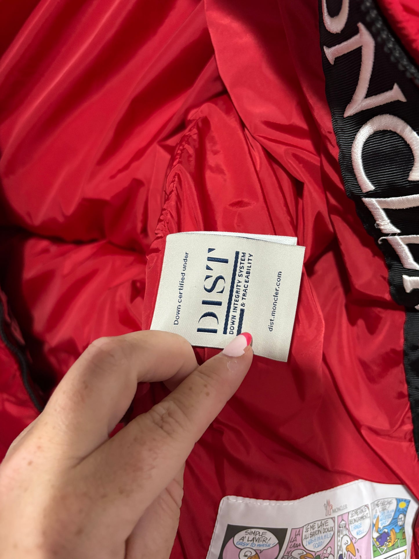 Moncler Red Puffer Jacket – Authentic – Excellent Condition