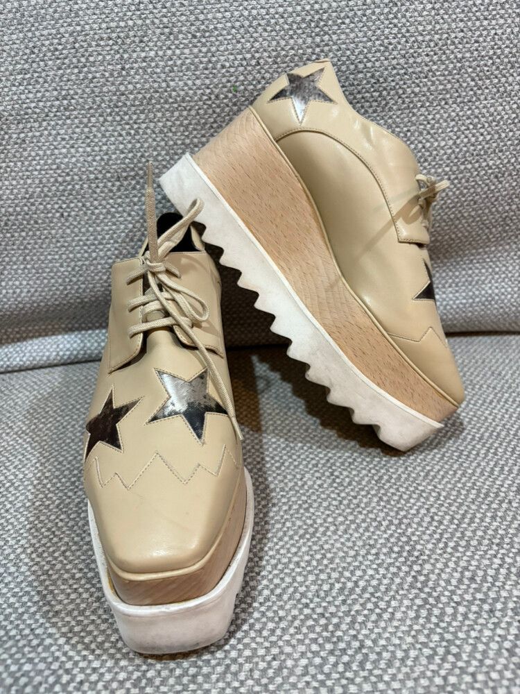? Stella McCartney Elyse Star Platform Brogues – Made in Italy – EU 36