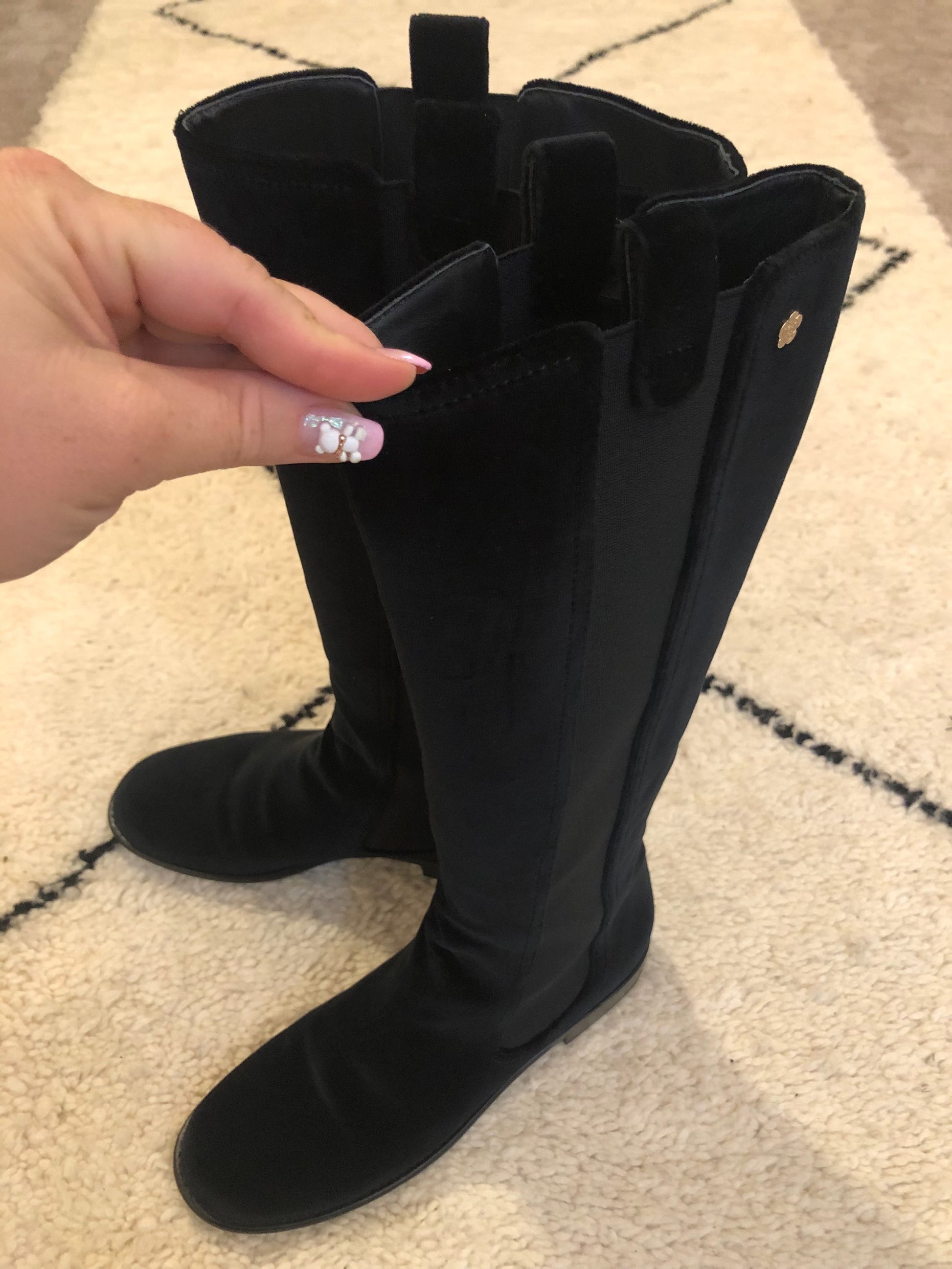 Chanel velvet riding boots  image 10