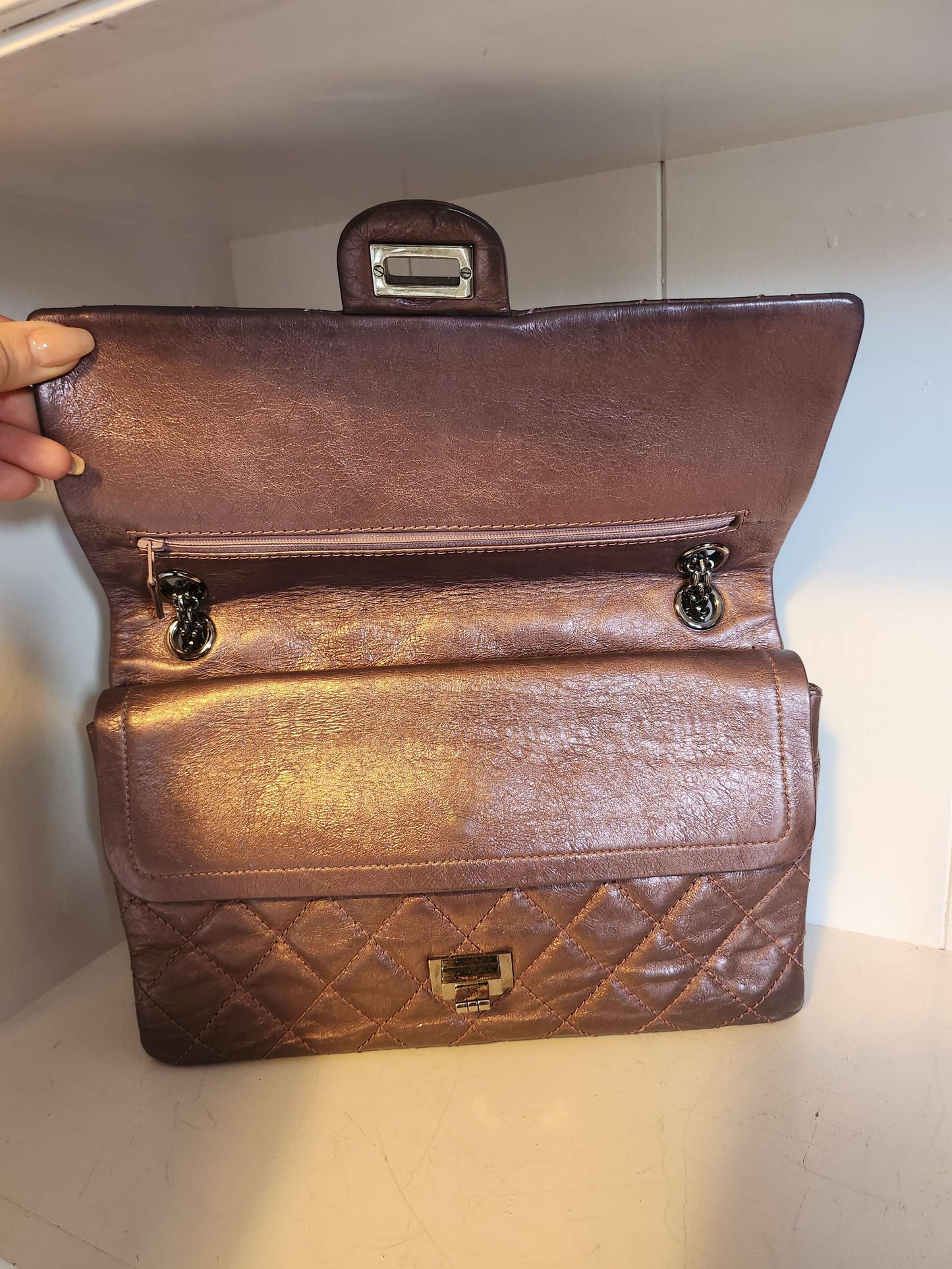 Chanel 2.55 Reissue Aged Matellic  image 2