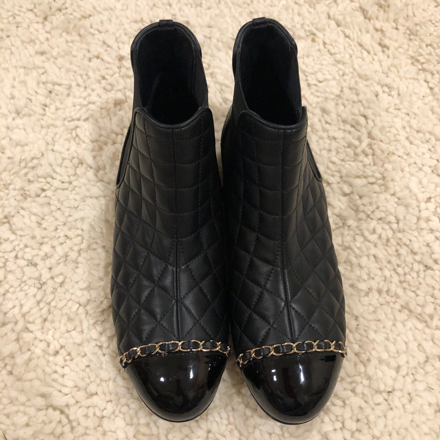 Chanel quilted ankle boots  image 11