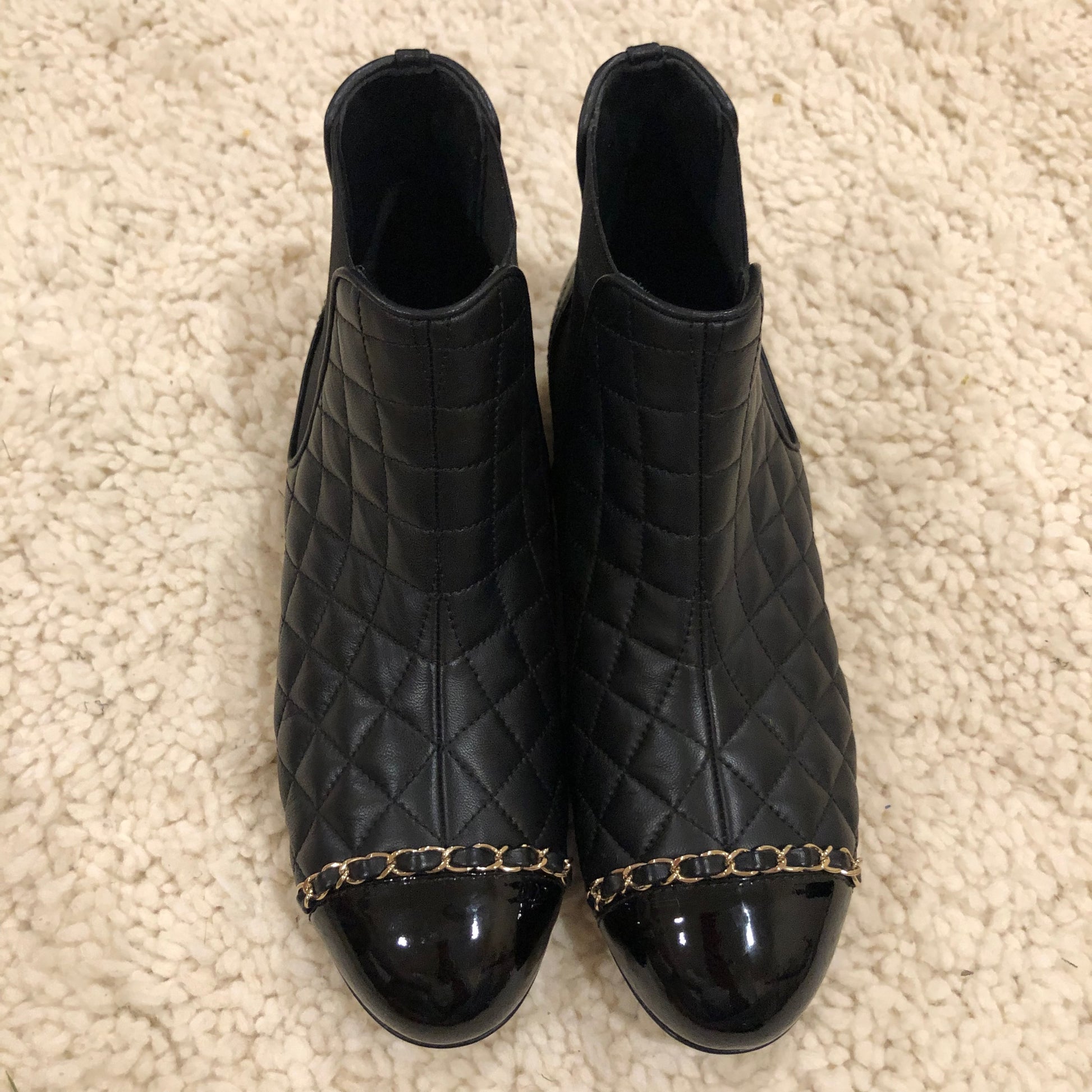 Chanel quilted ankle boots  image 11