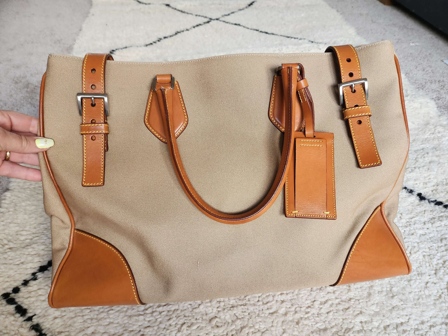 Prada large carryall bag  image 0