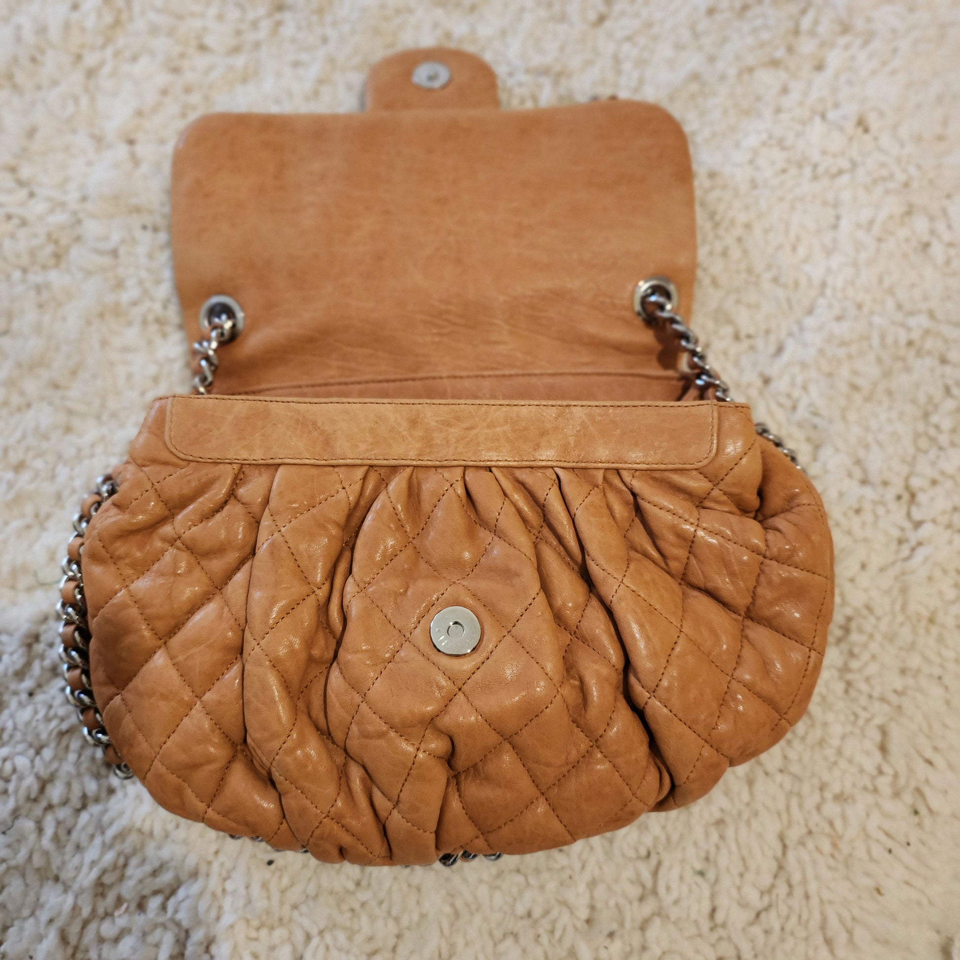 Chanel Medium Chain Around  Bag Tan image 2
