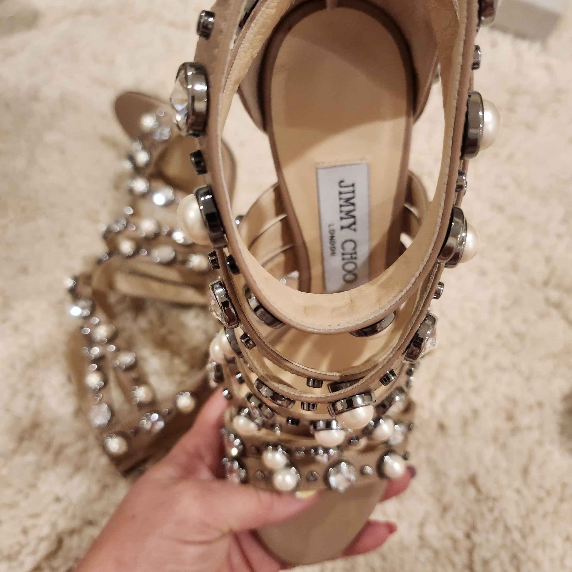 Jimmy Choo Faux pearl Heels  image 2