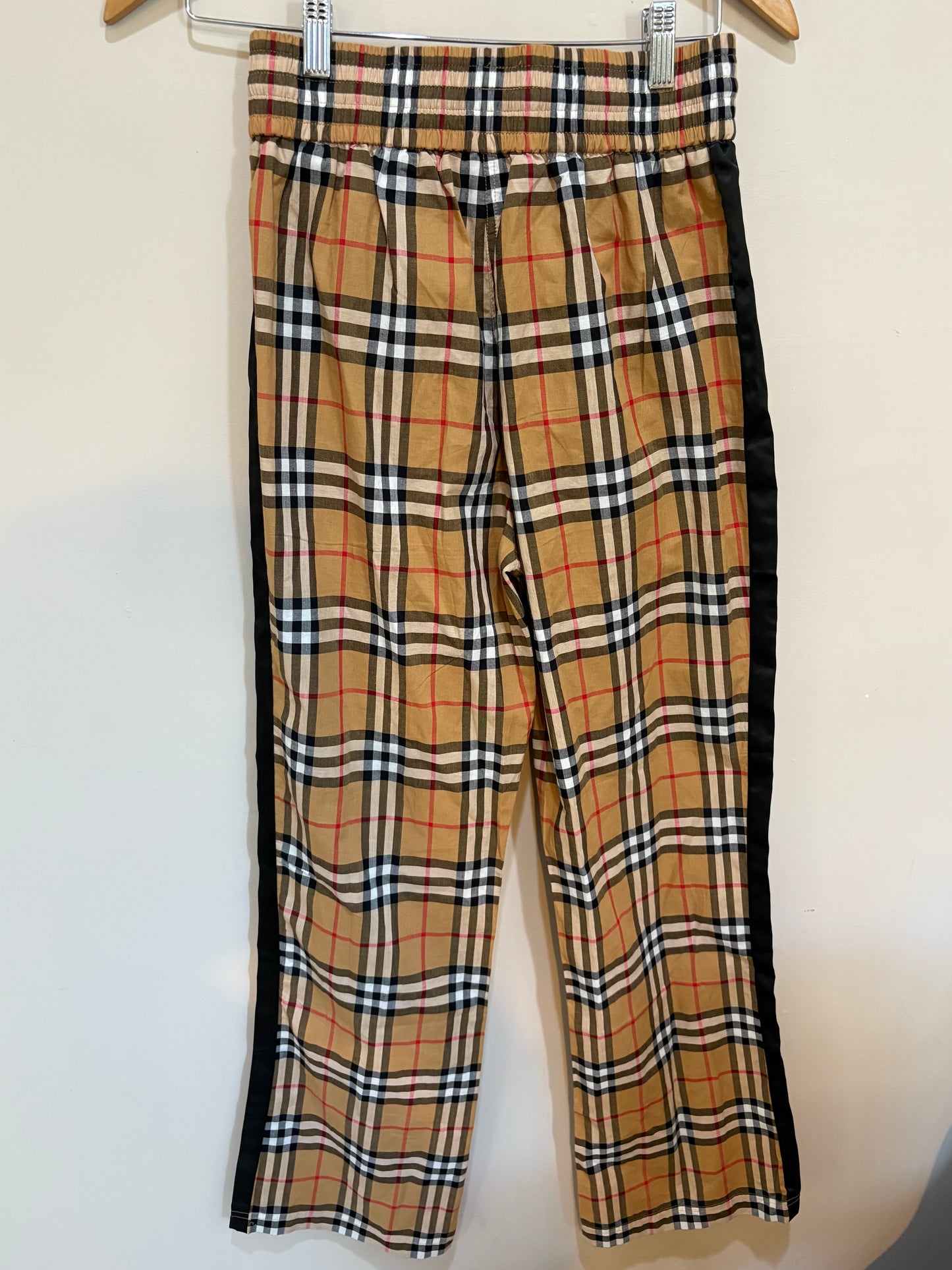 Burberry Check Cotton Trousers