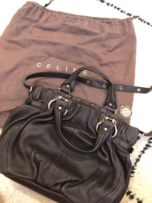 Celine Chocolate Leather tote  image 0
