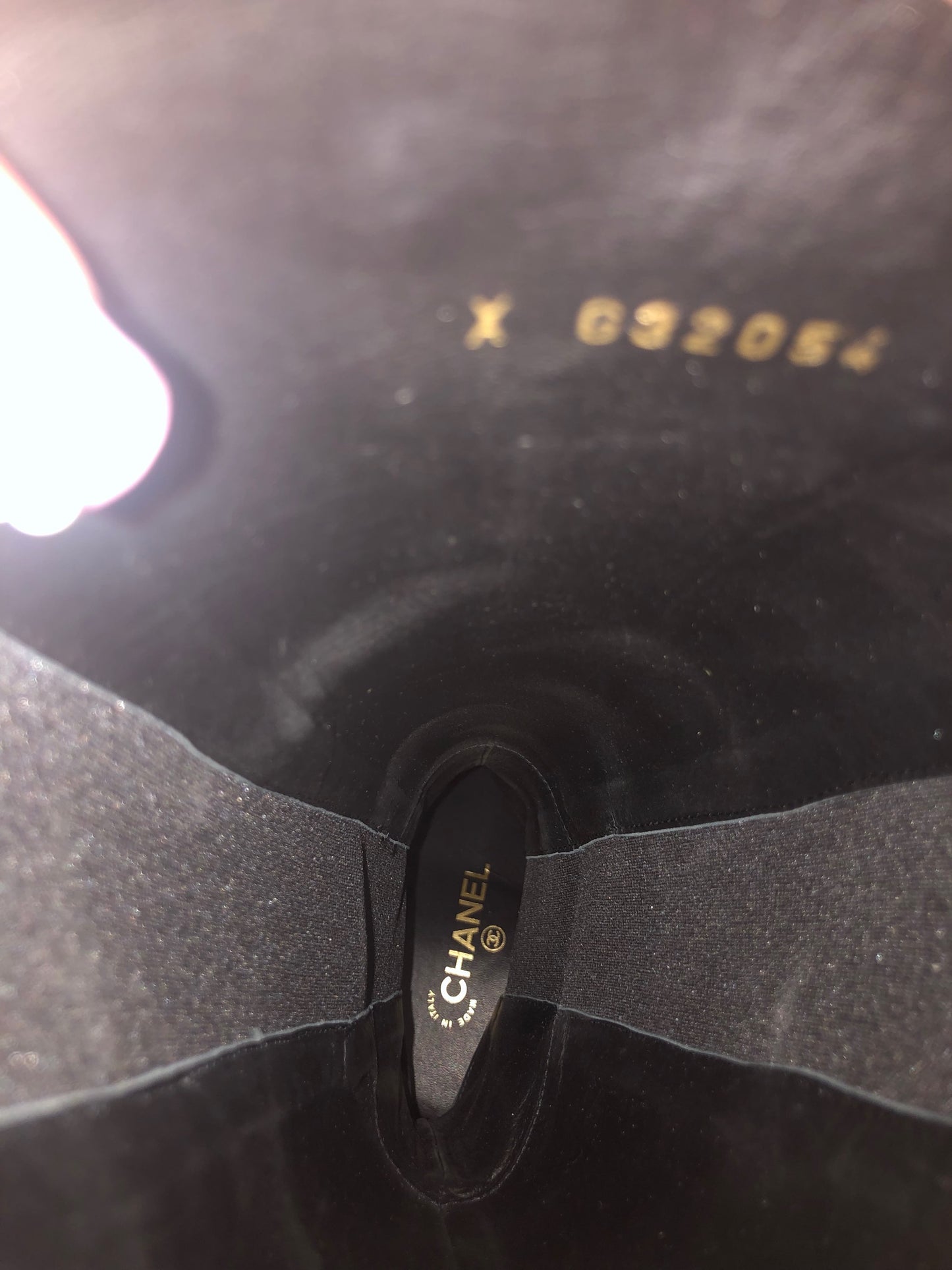 Chanel velvet riding boots  image 3