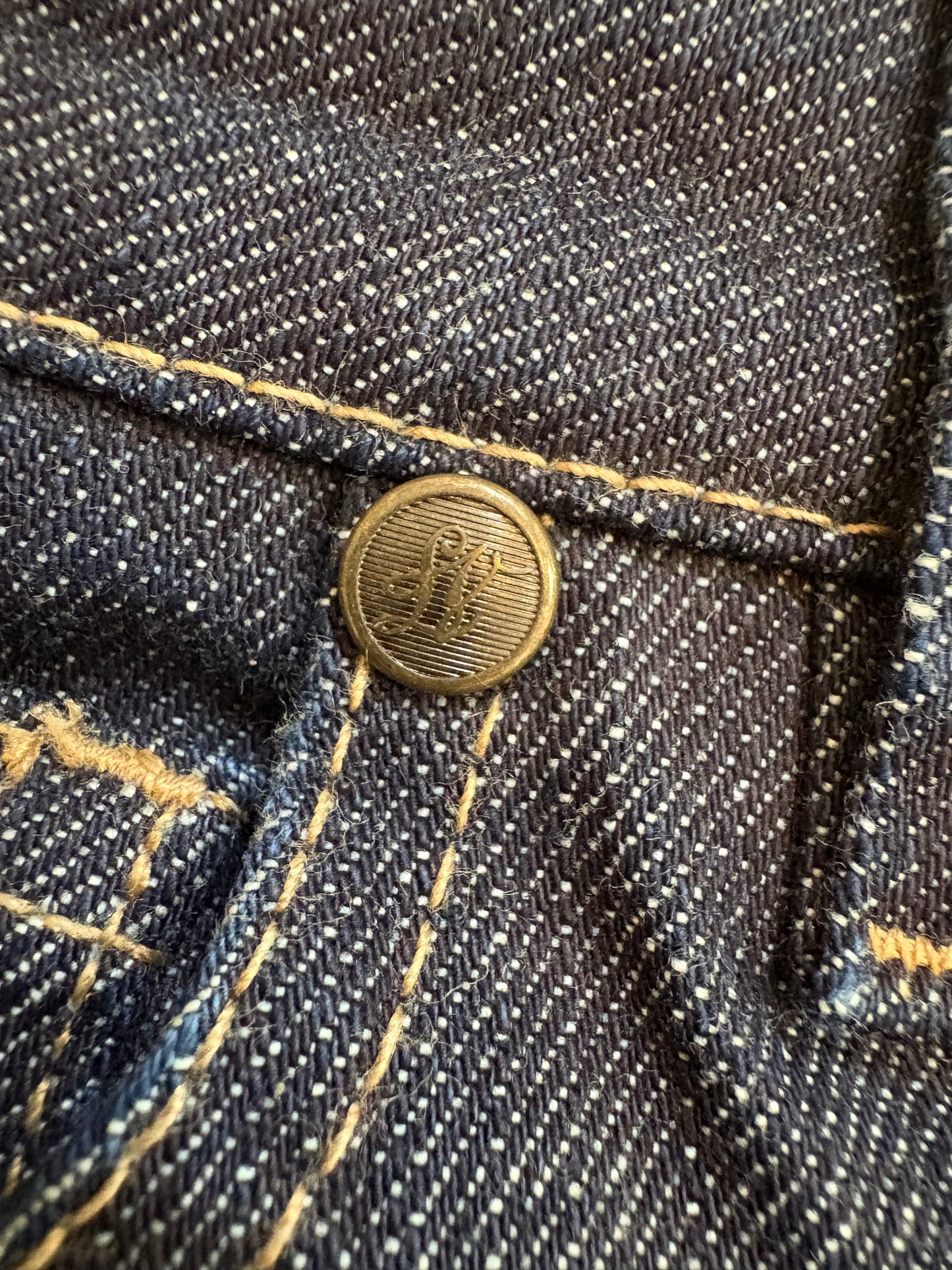 LOUIS VUITTON slim-fit denim jeans in deep indigo