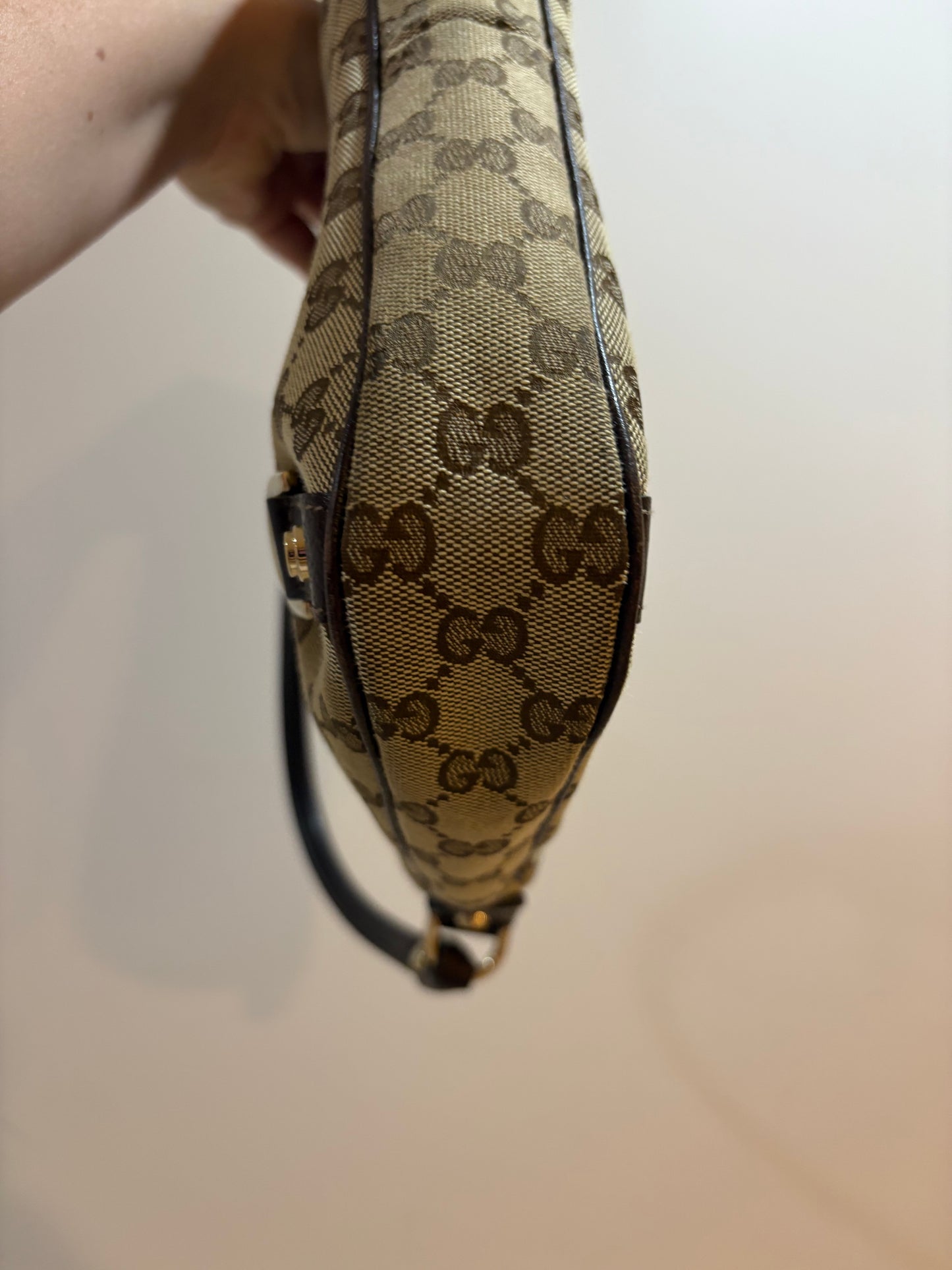 D-ring Gucci Monogram bag