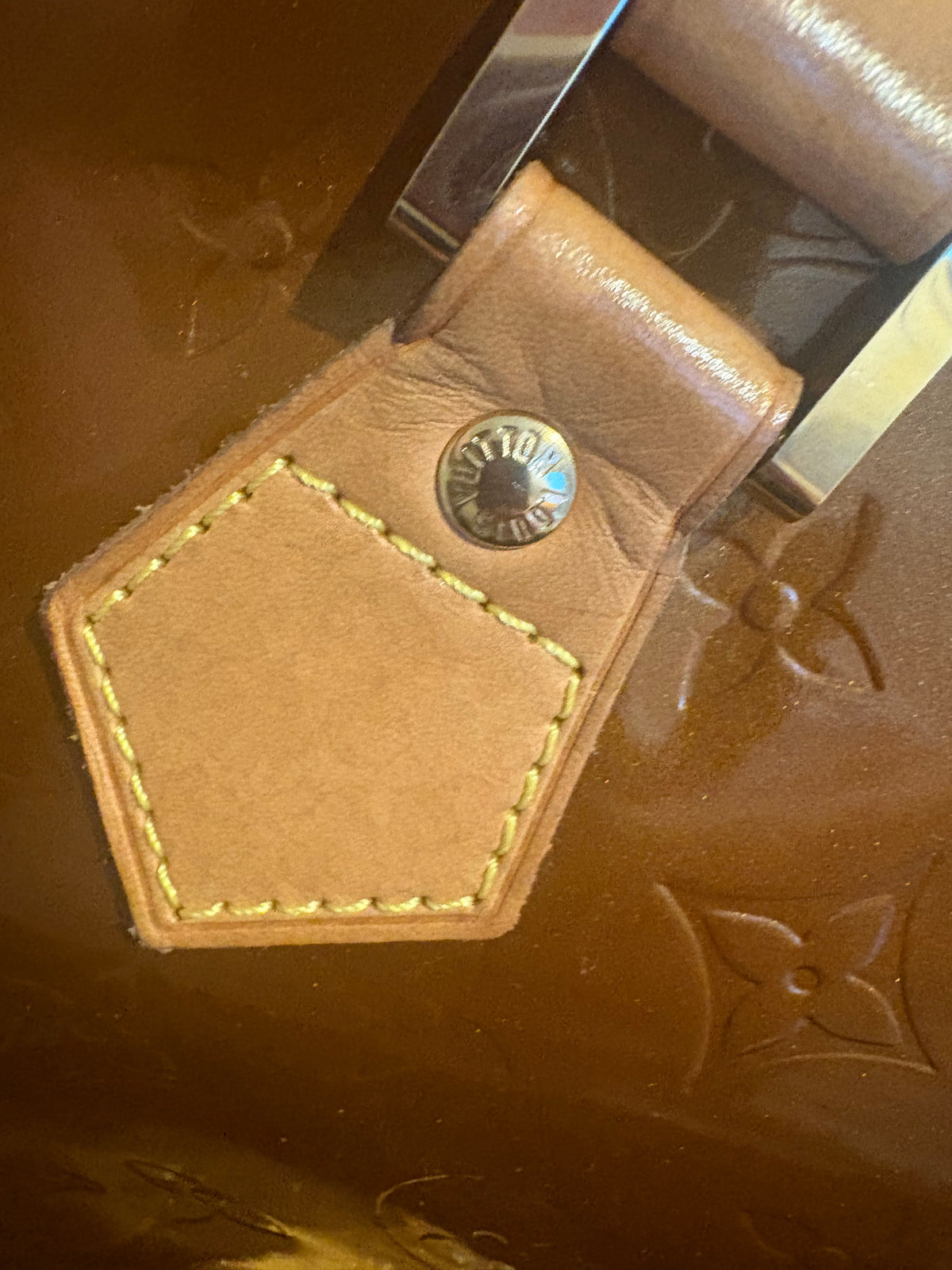 Louis Vuitton Vintage Houston Monogram Vernis Tote – Bronze/Gold