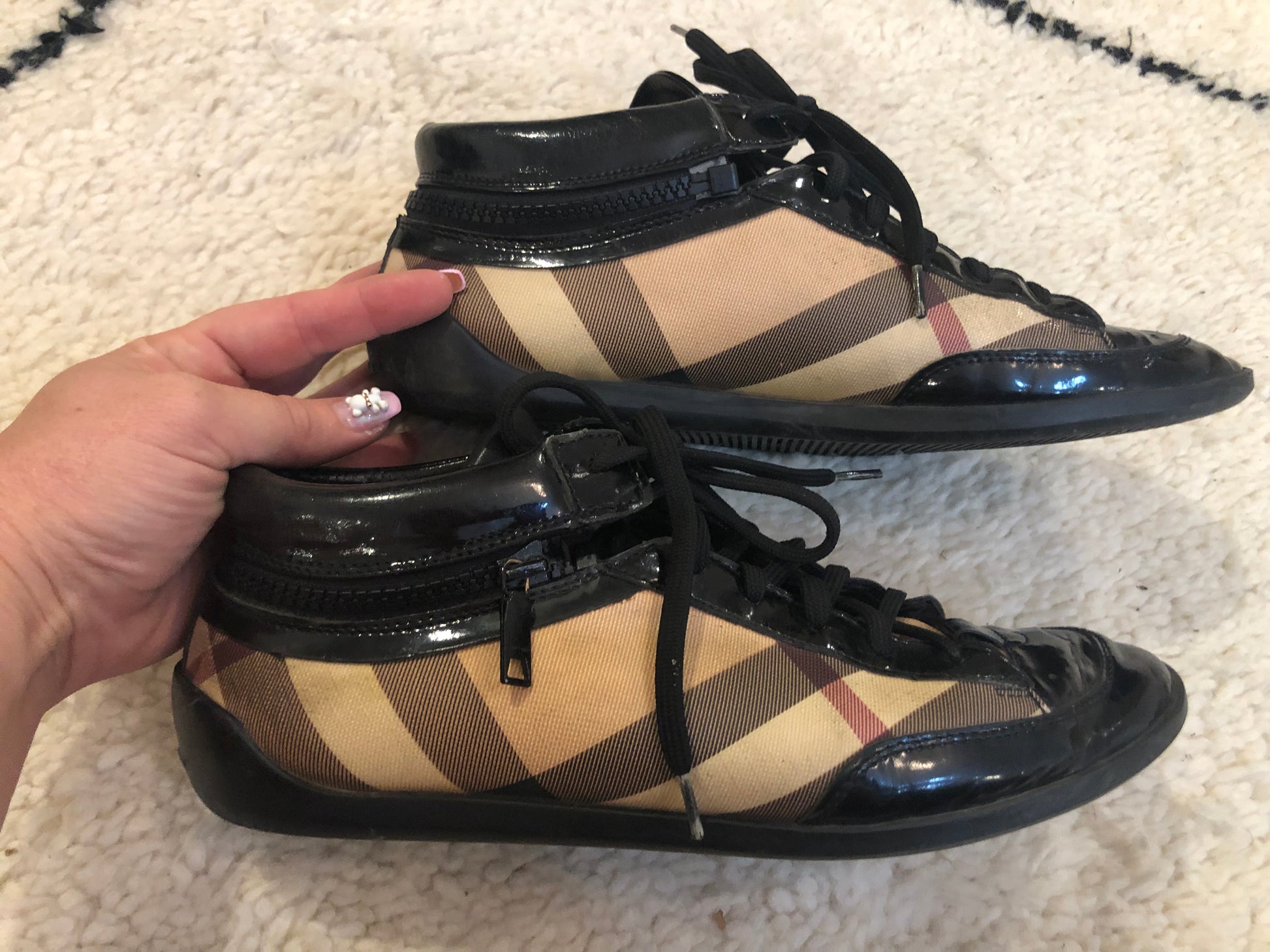 Burberry high and low tops  image 9