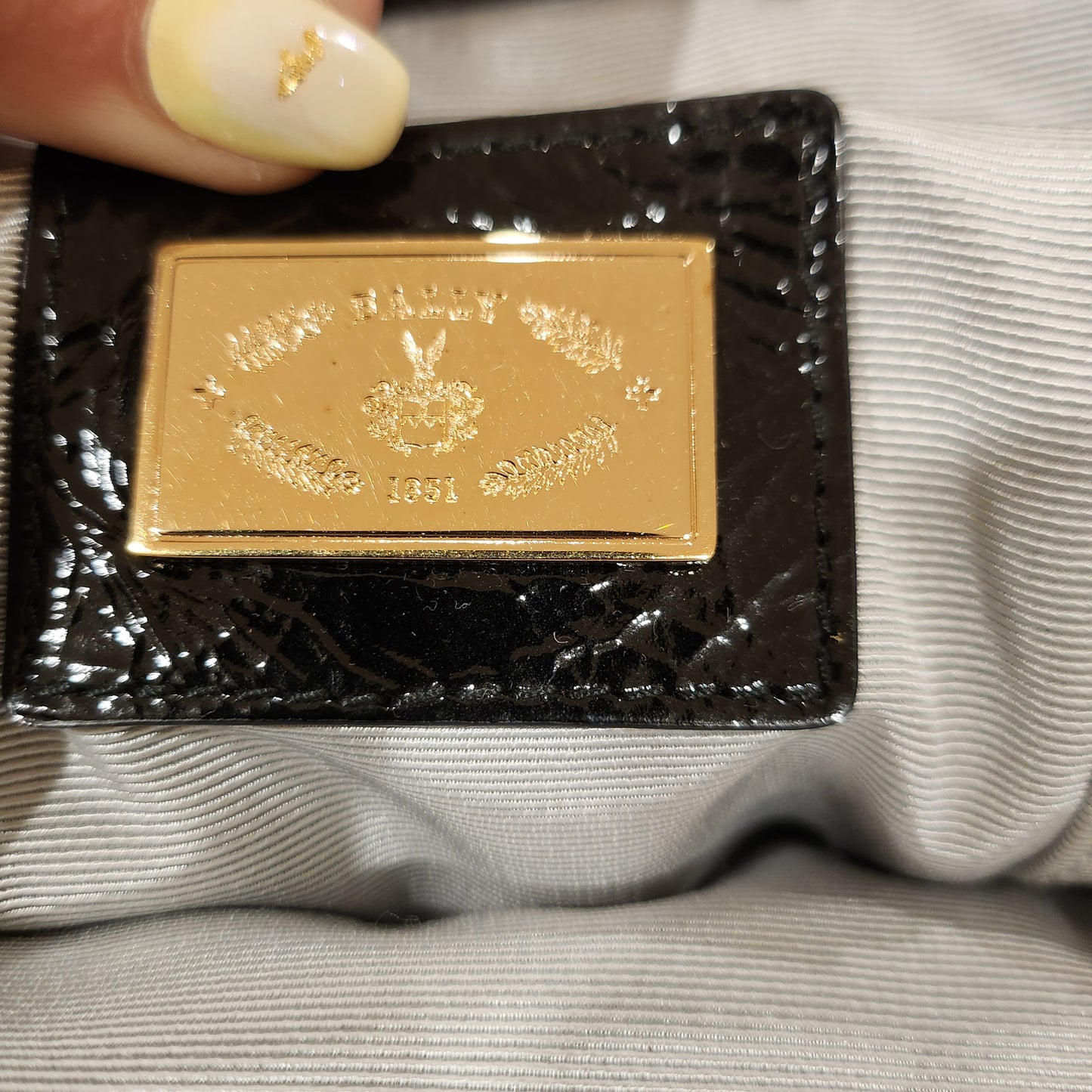 Bally Black patent leather GHW  image 8