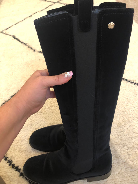 Chanel velvet riding boots  image 0