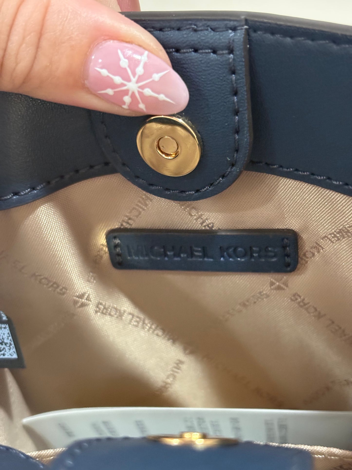 MICHAEL KORS MINI TOTE – NAVY