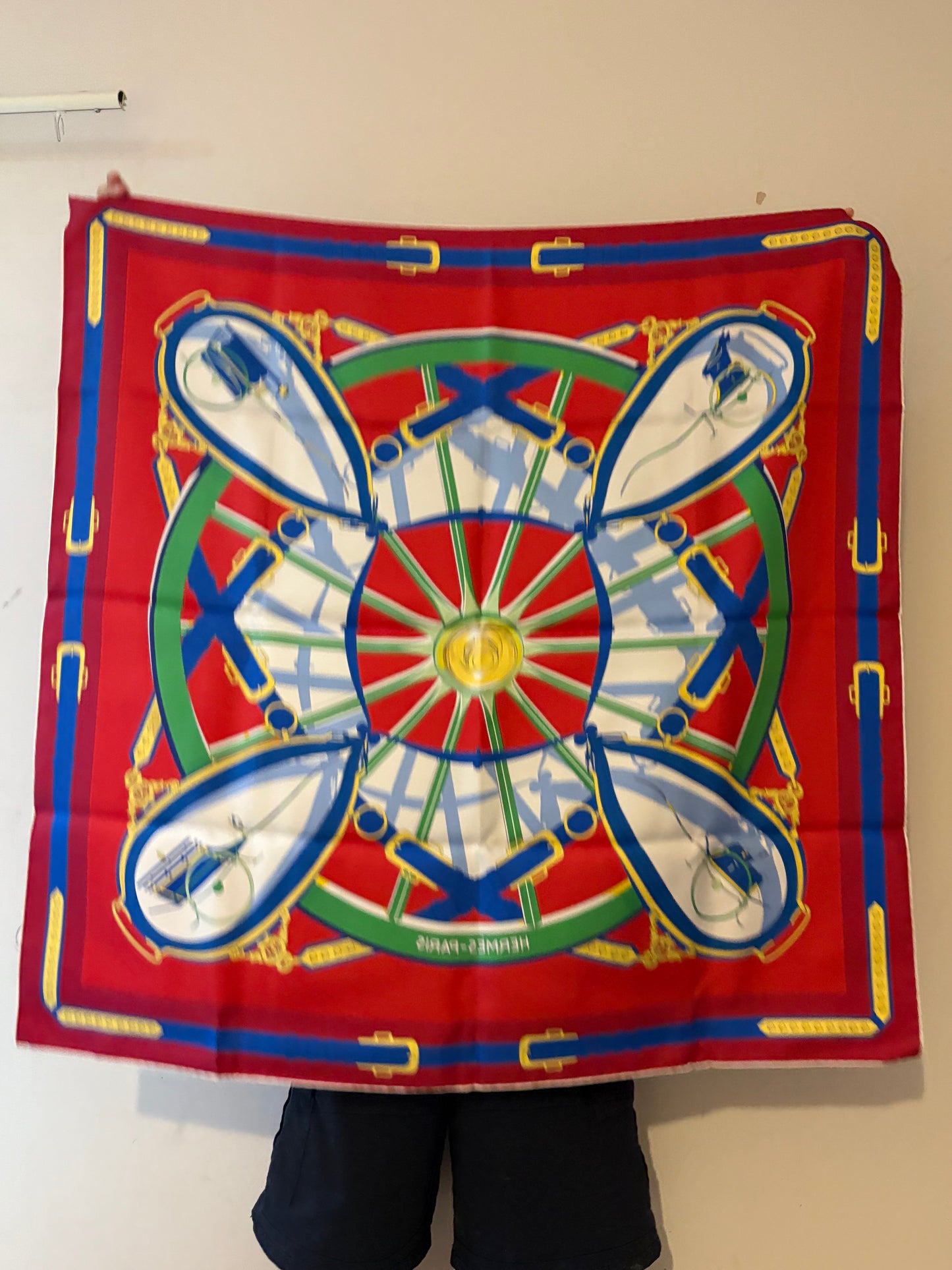 Hermeś silk scarf