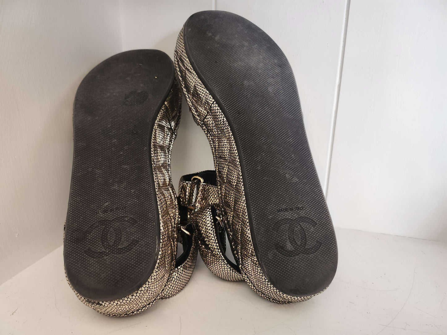 Chanel Dad Sandals like NEW image 8