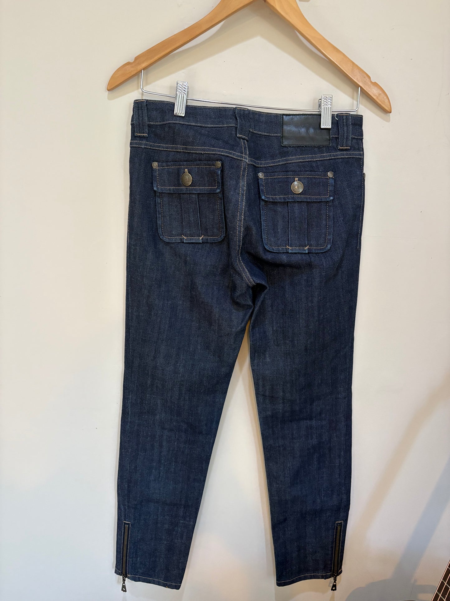 LOUIS VUITTON slim-fit denim jeans in deep indigo
