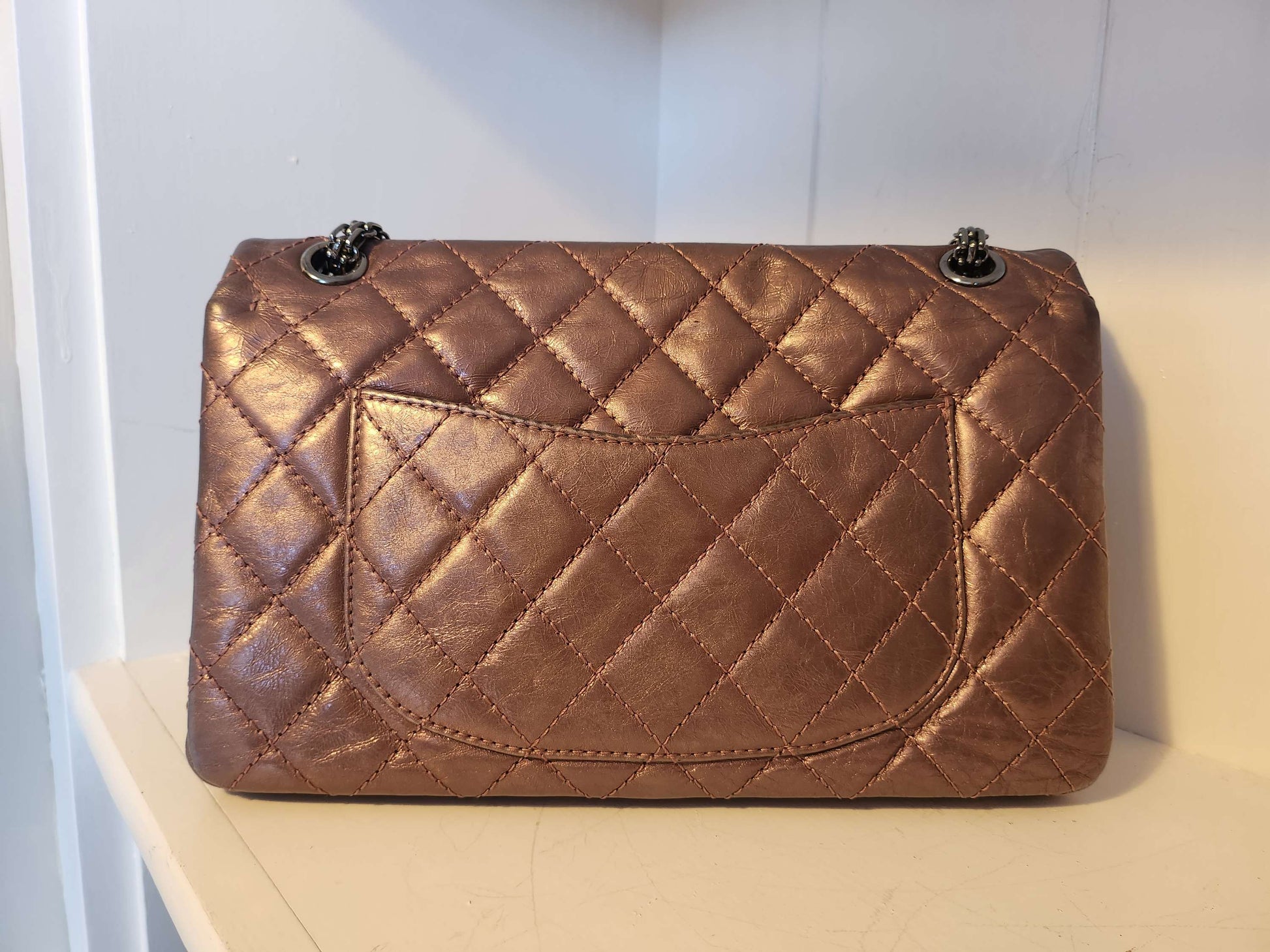 Chanel 2.55 Reissue Aged Matellic  image 1