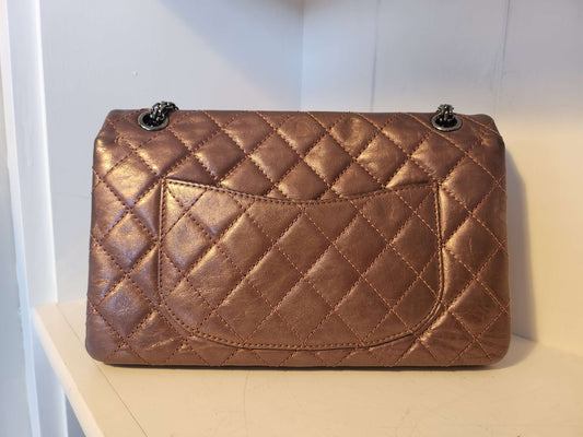 Chanel 2.55 Reissue Aged Matellic  image 1