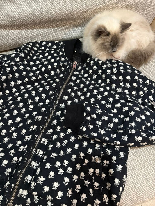 Coach New York Floral Bomber Jacket – Size M