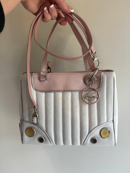 CHRISTIAN DIOR Limited Edition Dior Car Handbag – Pink & Silver