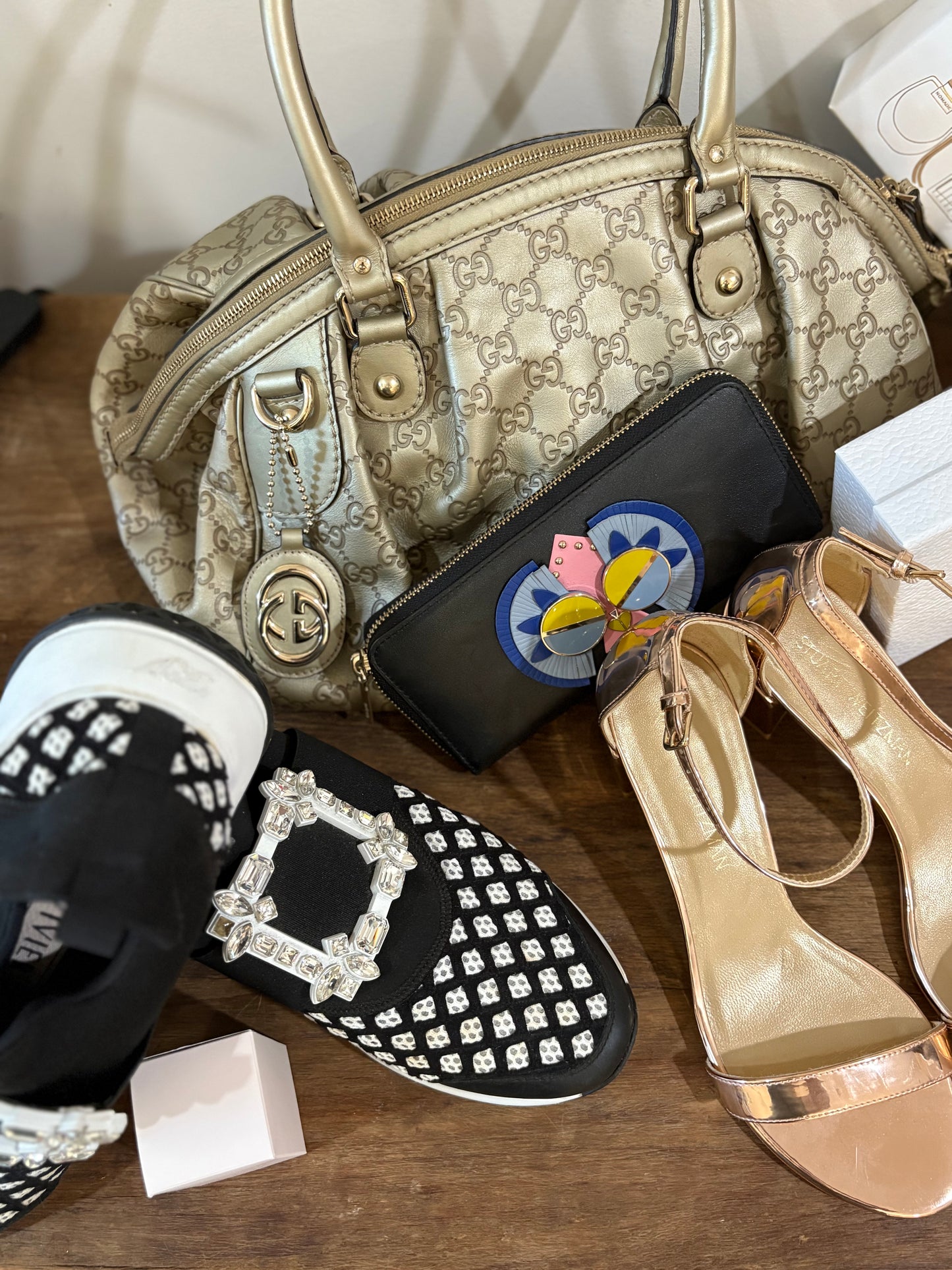 Gucci Sukey GG Boston Bag