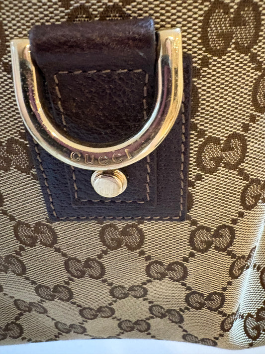 D-ring Gucci Monogram bag