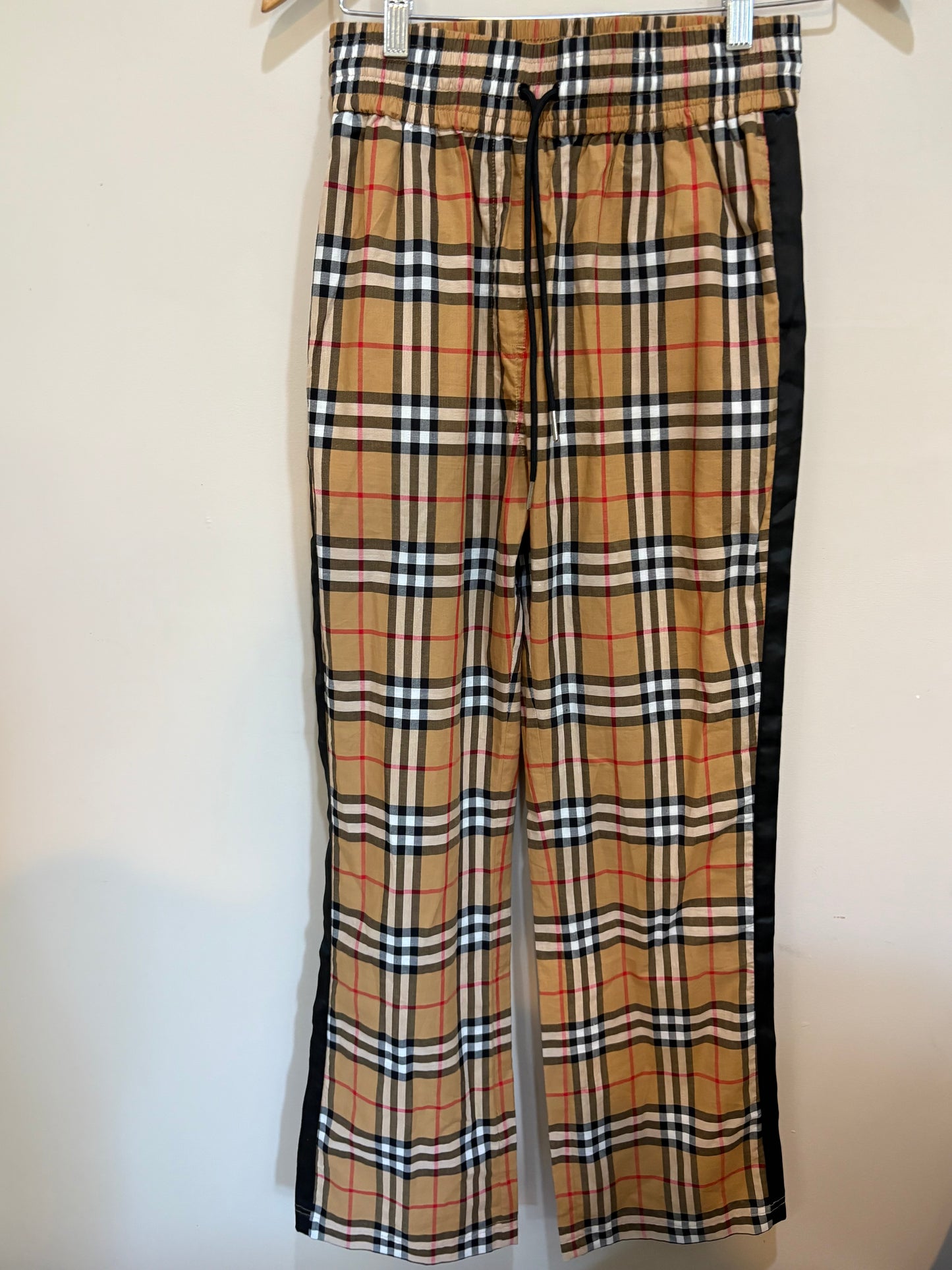 Burberry Check Cotton Trousers