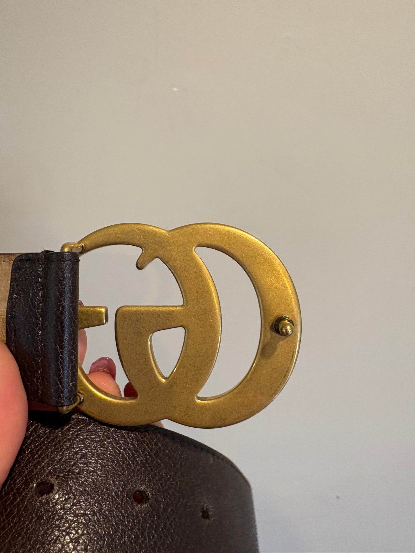 Gucci GG Marmont Web Belt – Size 90 (36)
