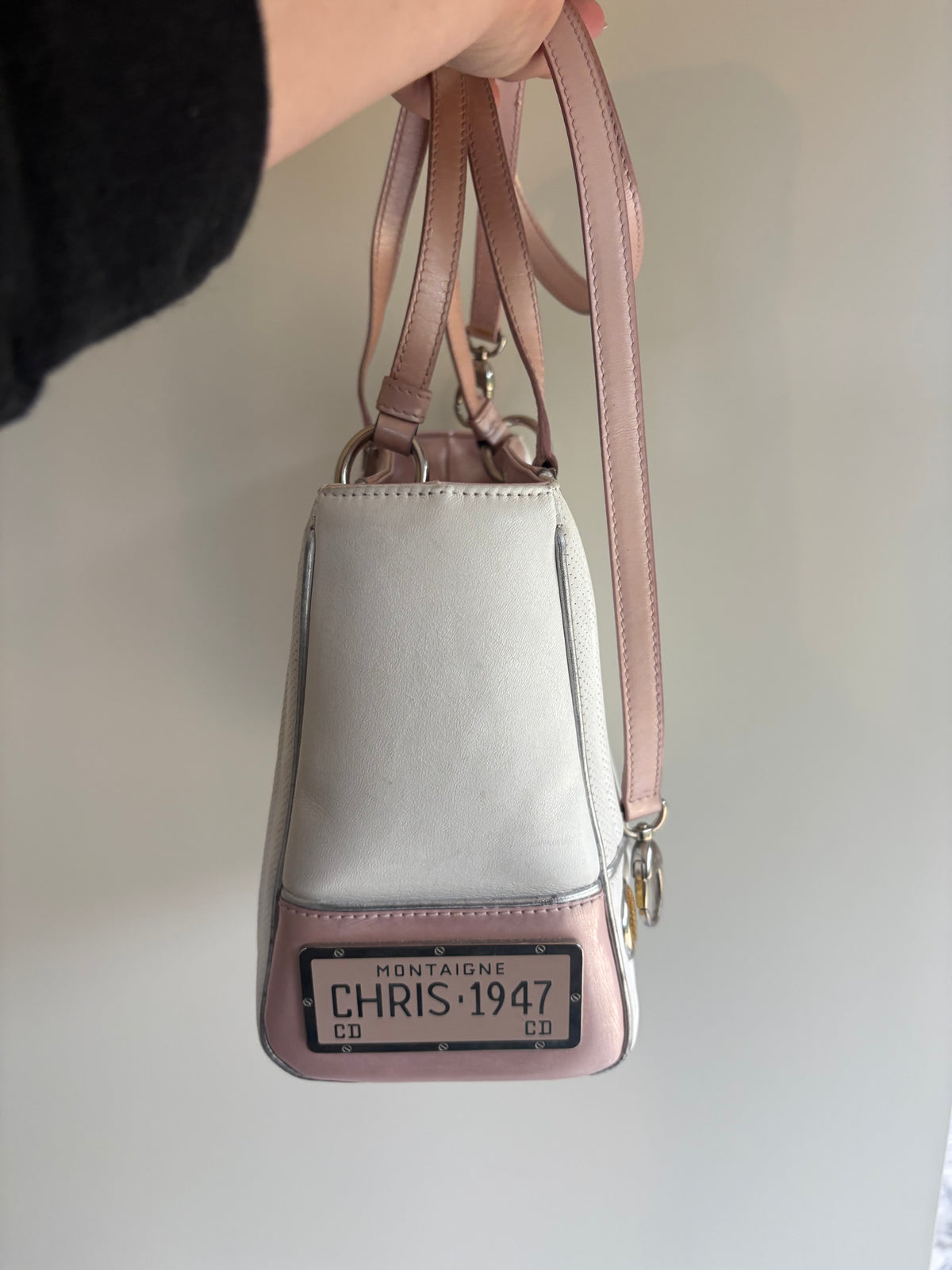 CHRISTIAN DIOR Limited Edition Dior Car Handbag – Pink & Silver