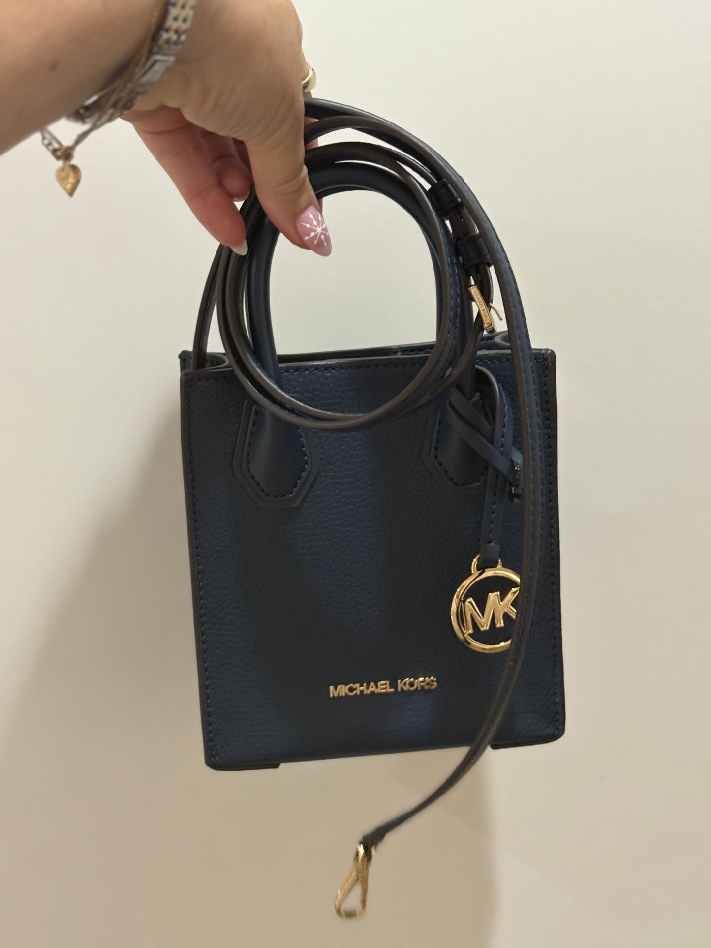 MICHAEL KORS MINI TOTE – NAVY