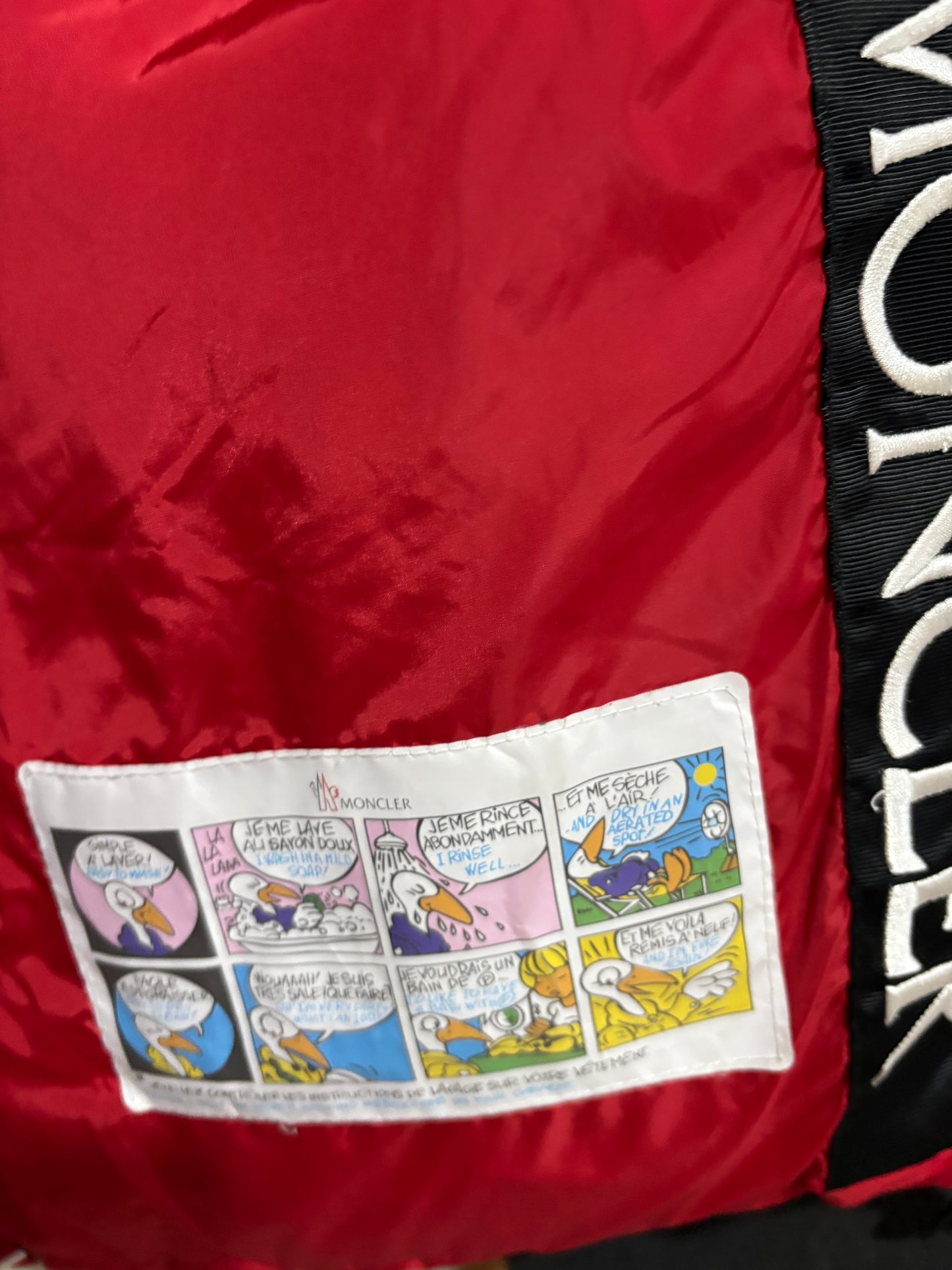 Moncler Red Puffer Jacket – Authentic – Excellent Condition