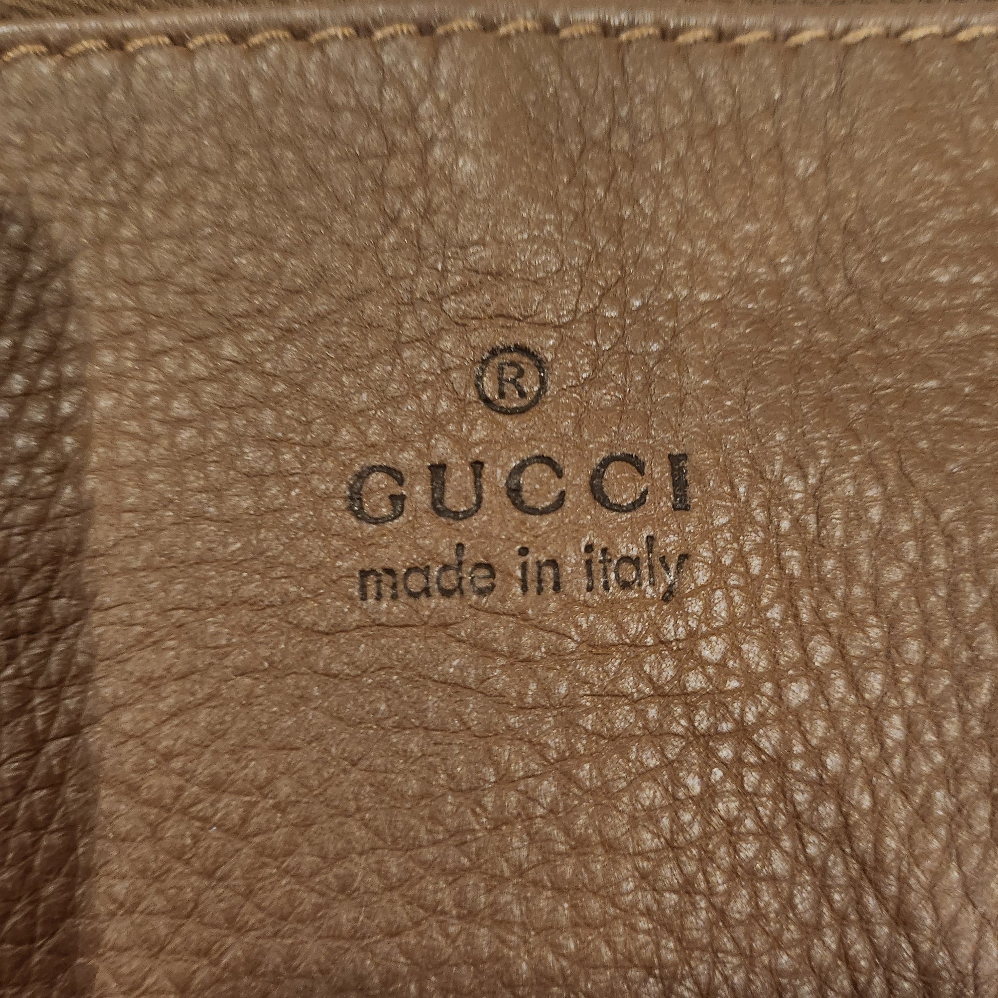 Gucci chestnut oversized shoulder bag image 1